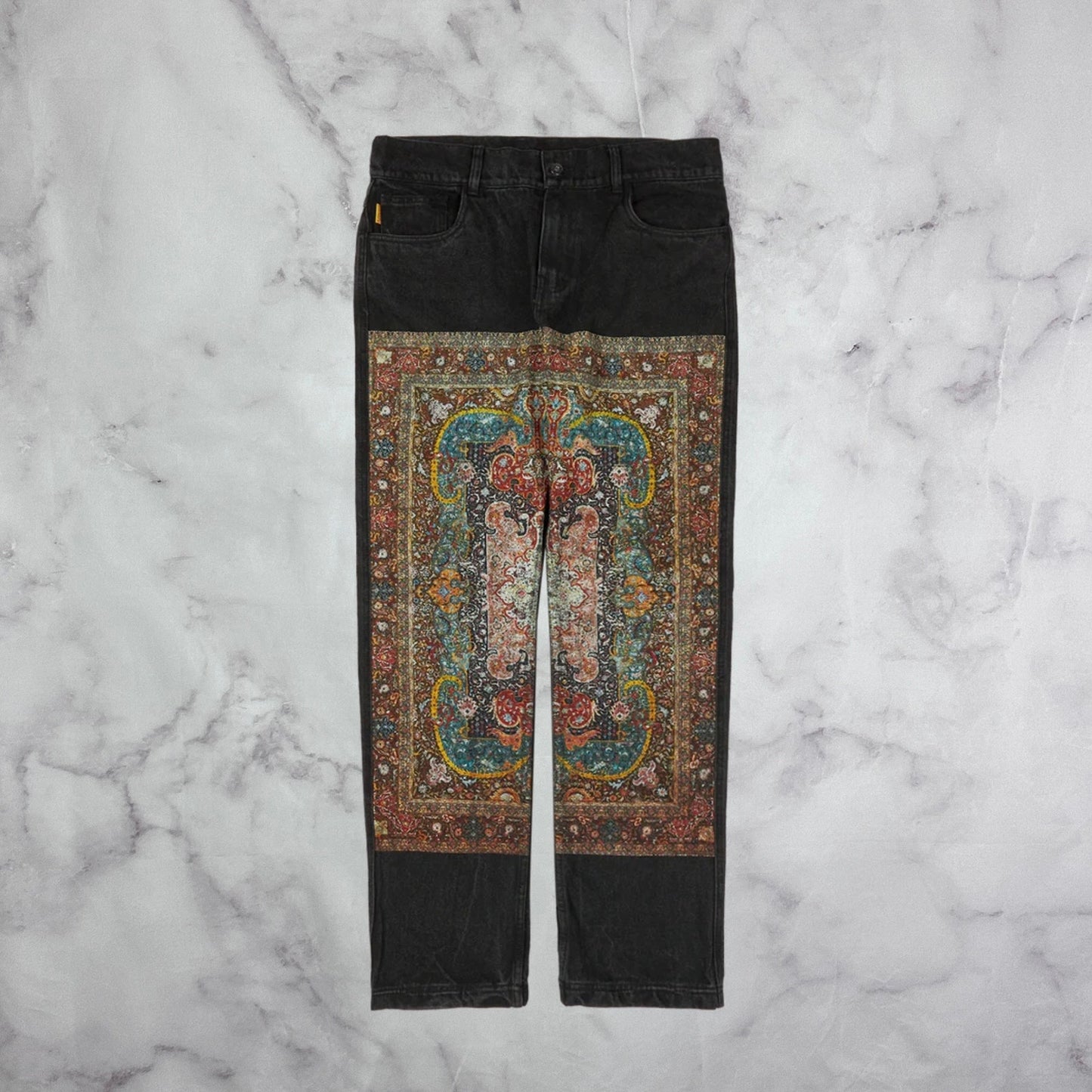 Pleasures Black Rug Pattern Denim
