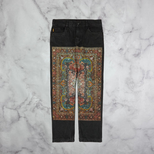 Pleasures Black Rug Pattern Denim