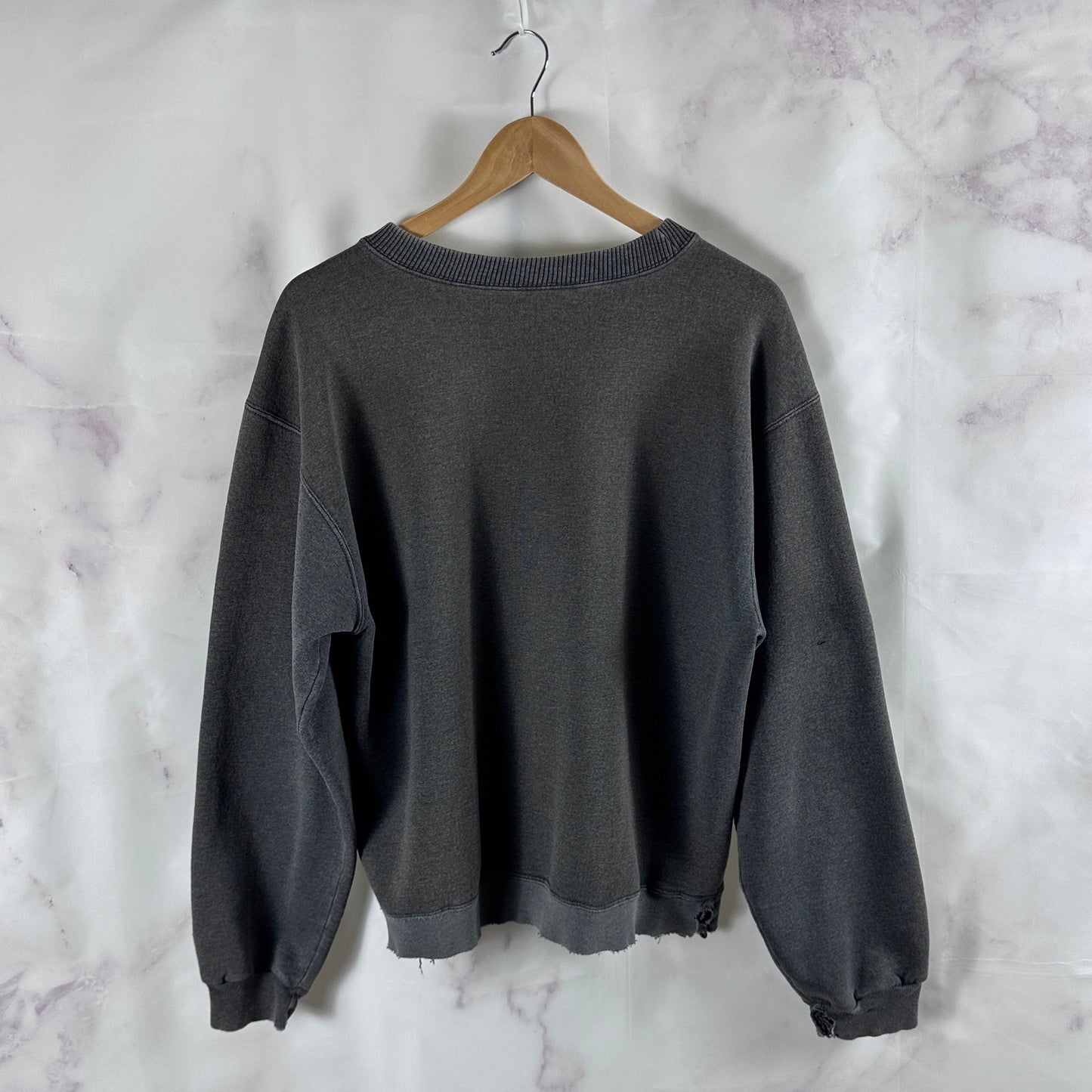 Vintage Distressed Champion Grey Crewneck