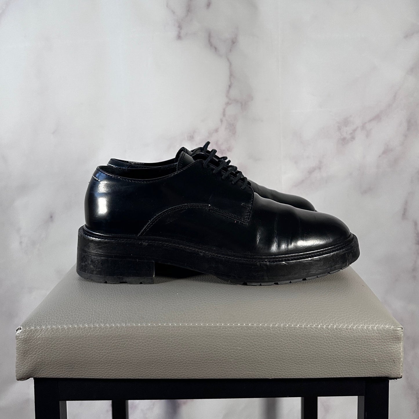 Maison Margiela MM6 Black Leather Derby
