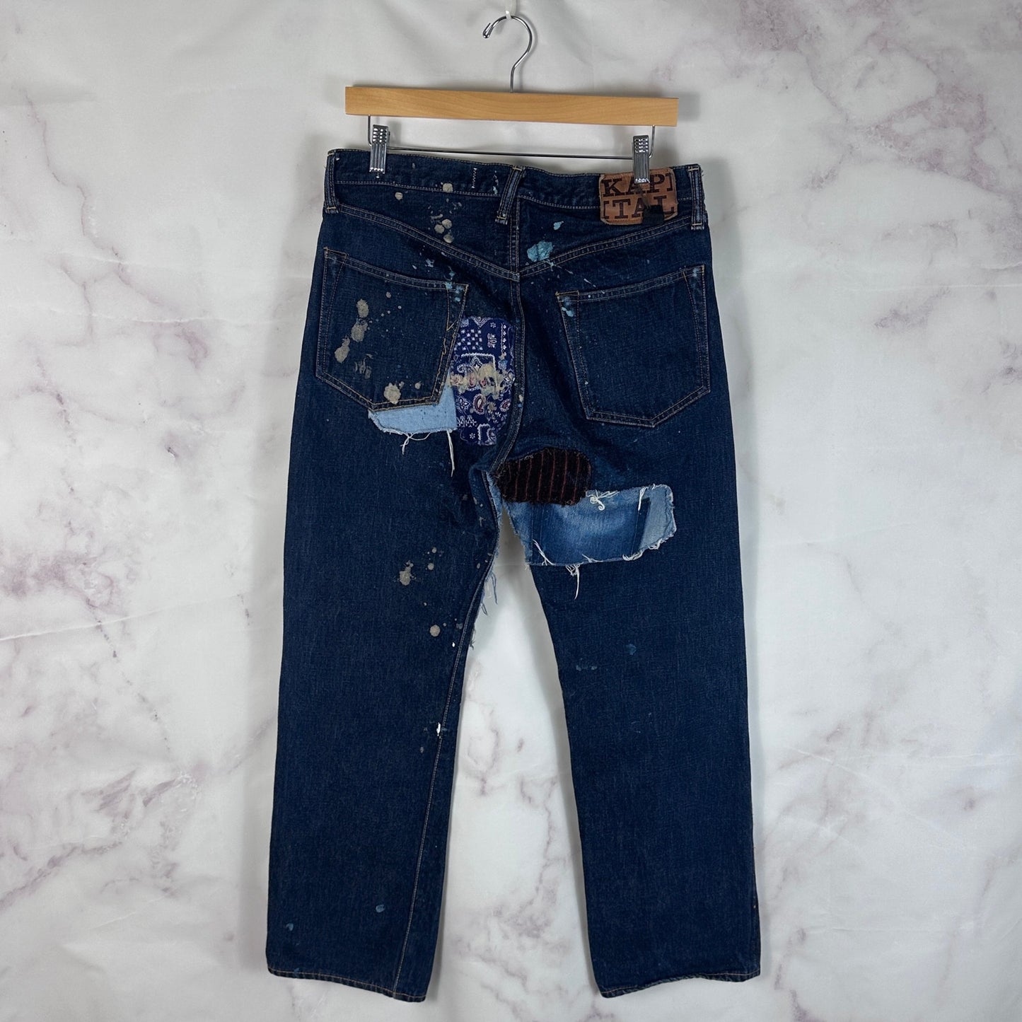 Kapital Selvedge Boro Patchwork Denim