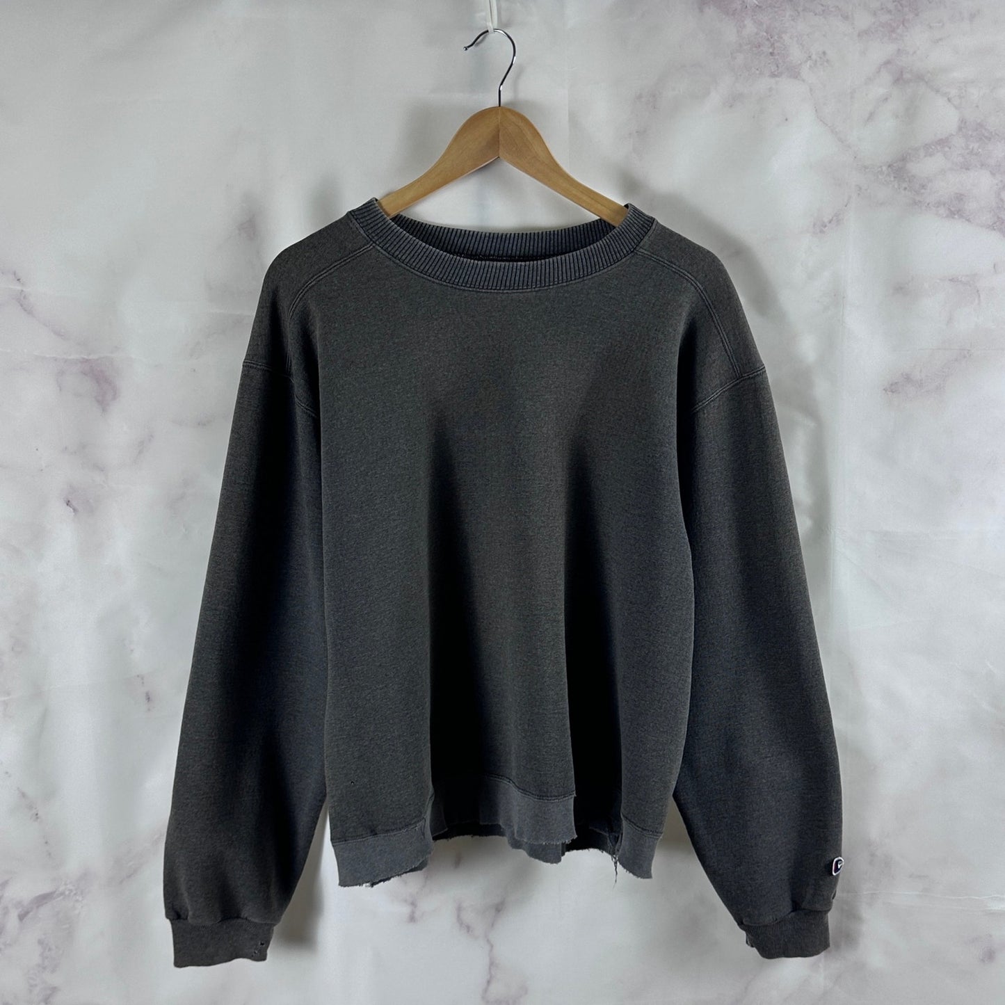 Vintage Distressed Champion Grey Crewneck