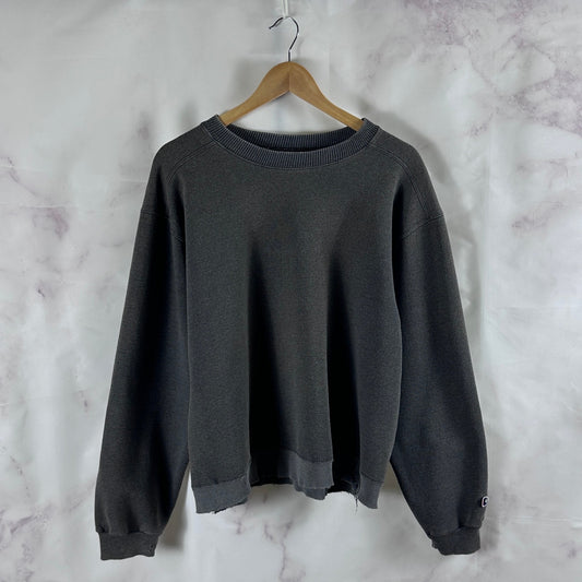 Vintage Distressed Champion Grey Crewneck