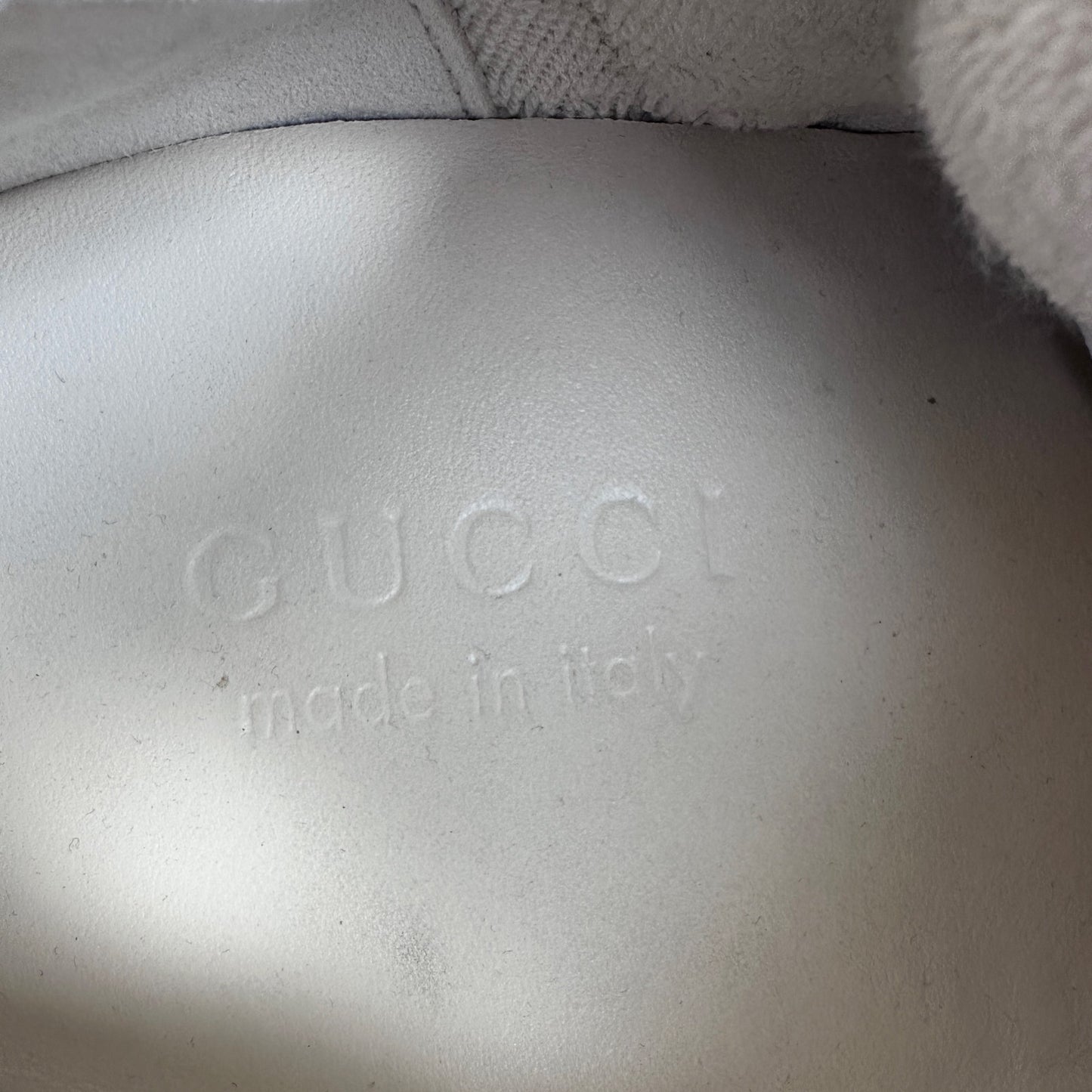 Gucci Double Screener Sneaker Perforated Cream