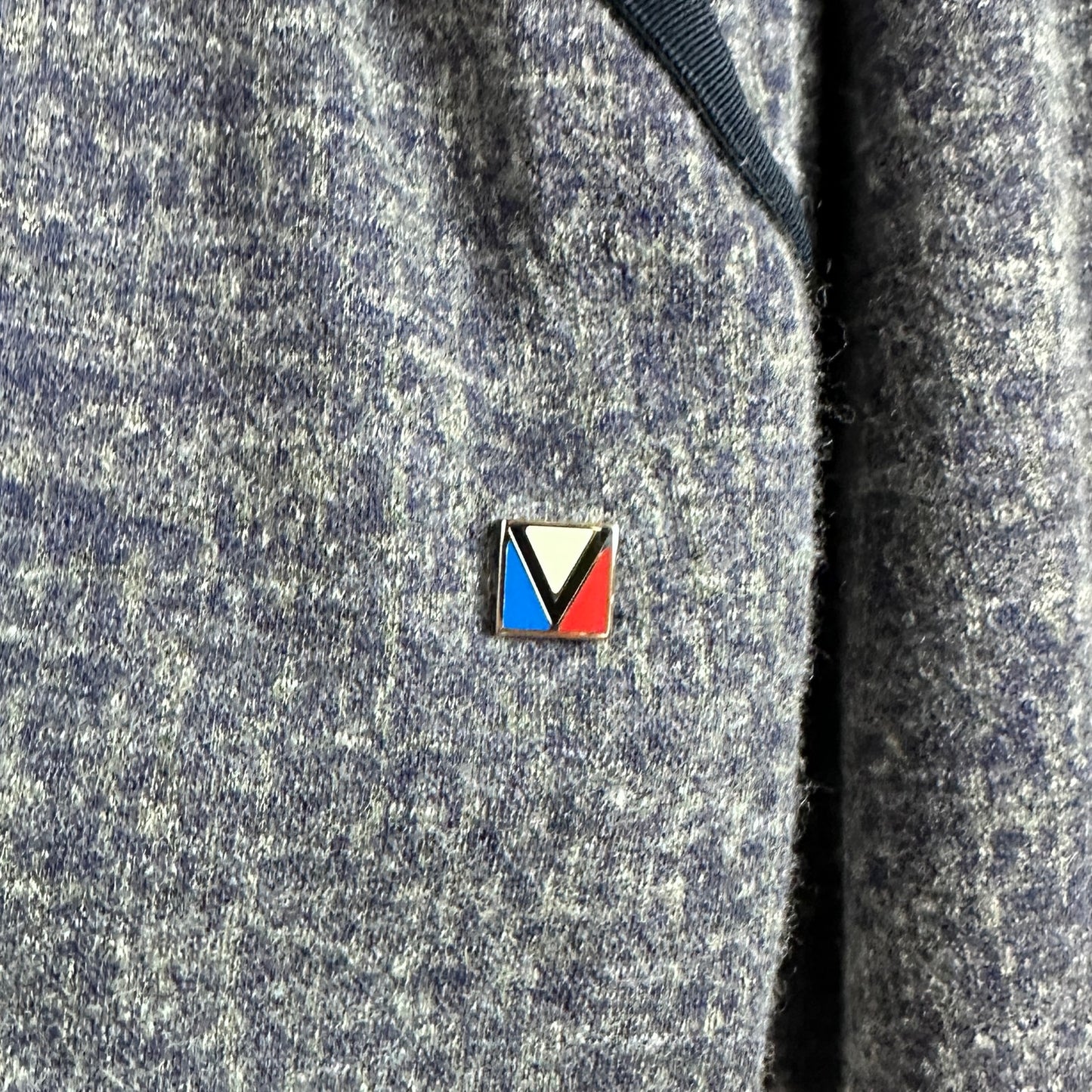 Louis Vuitton Navy Panel Hooded Jacket