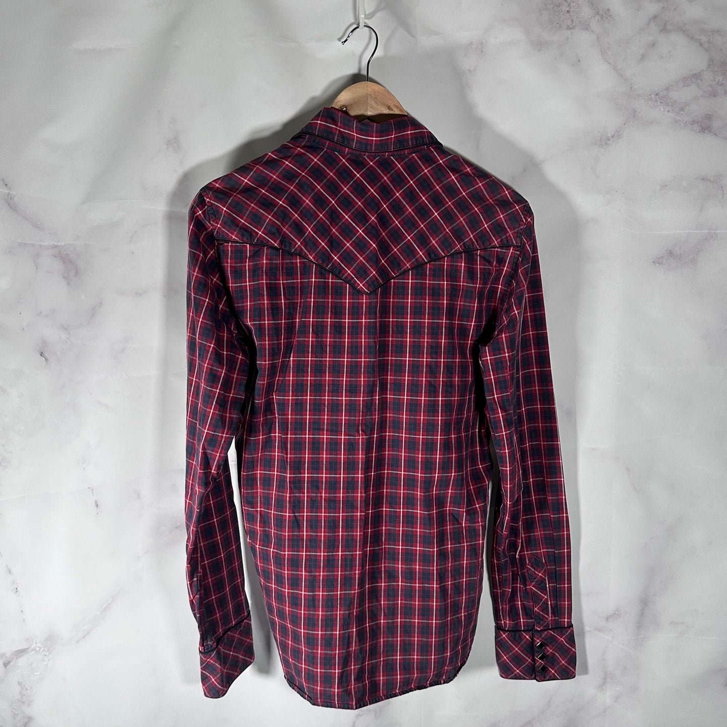 Hysteric Glamour Red Western Flannel Button-Up Shirt