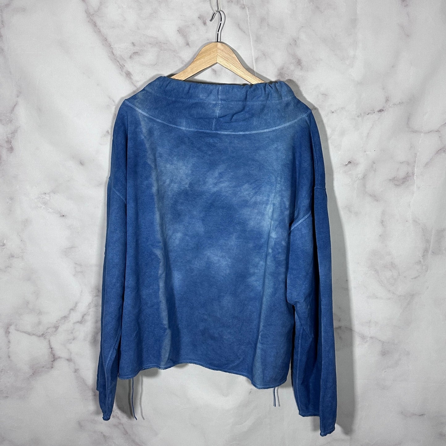 Kapital Surf Oversized Blue Tie Dye Hoodie