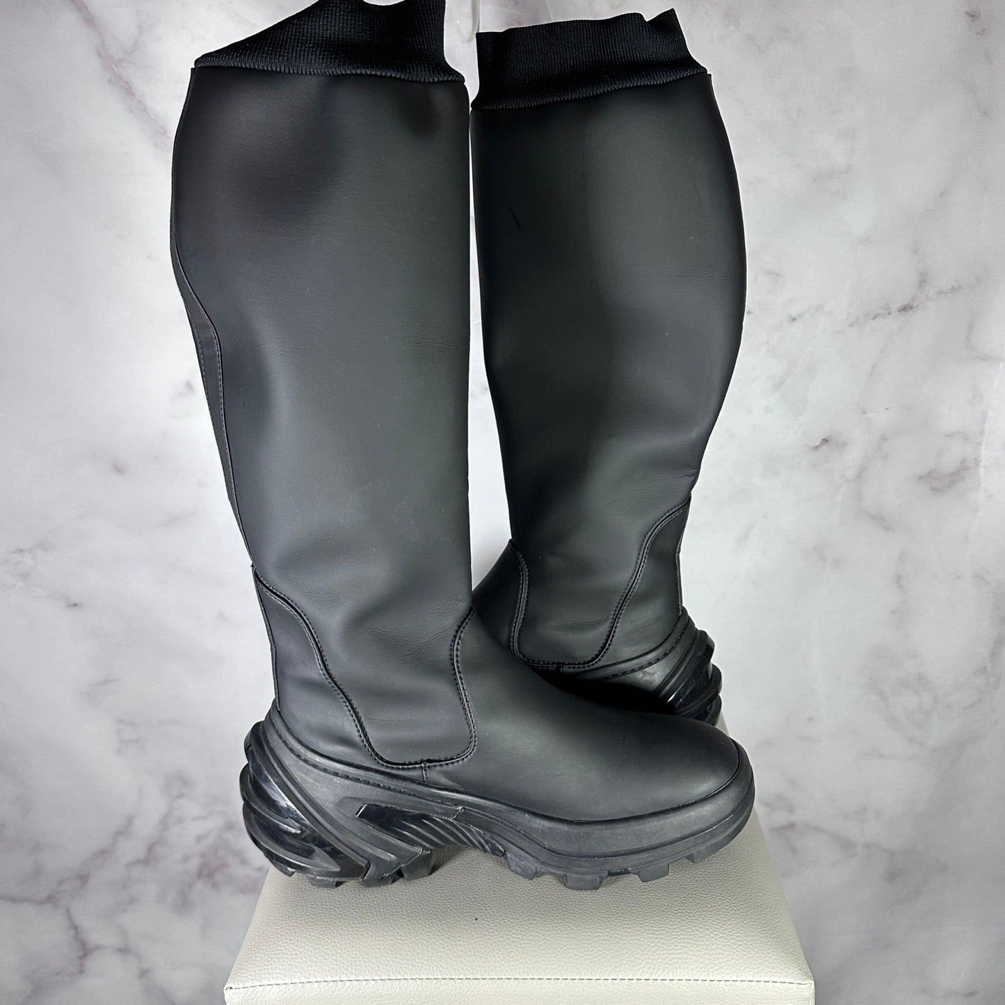 1017 Alyx 9SM Black Fixed Sole High Boots
