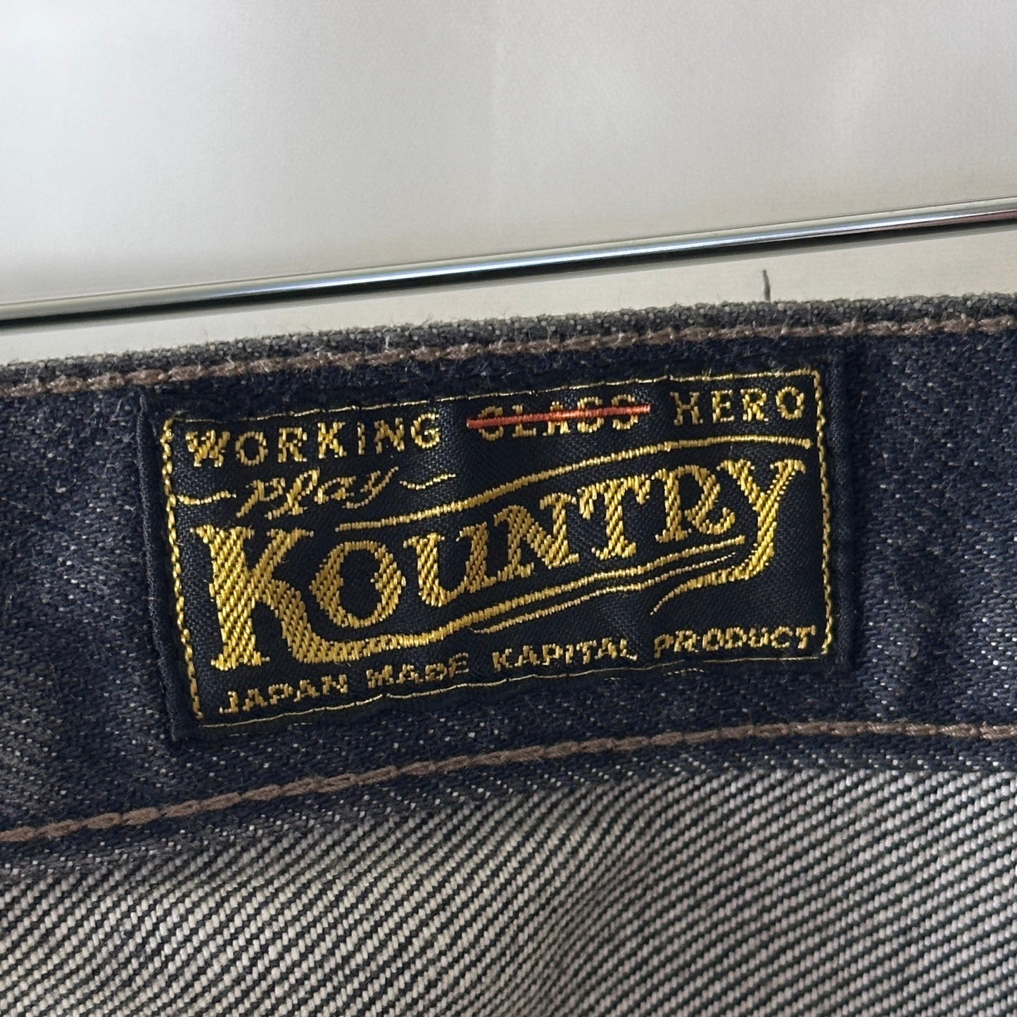 Kapital Kountry Black Jewel Denim Jeans