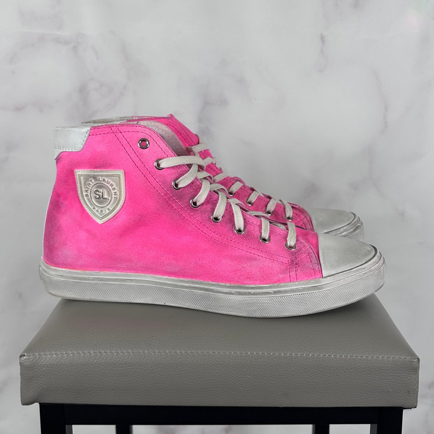 Saint Laurent Paris Pink Bedford High