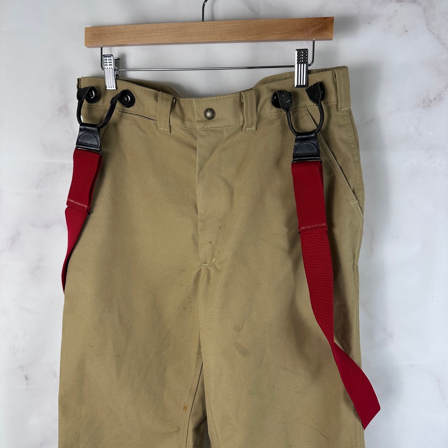 Vintage Filson Tin Cloth Hunting Pants & Suspenders