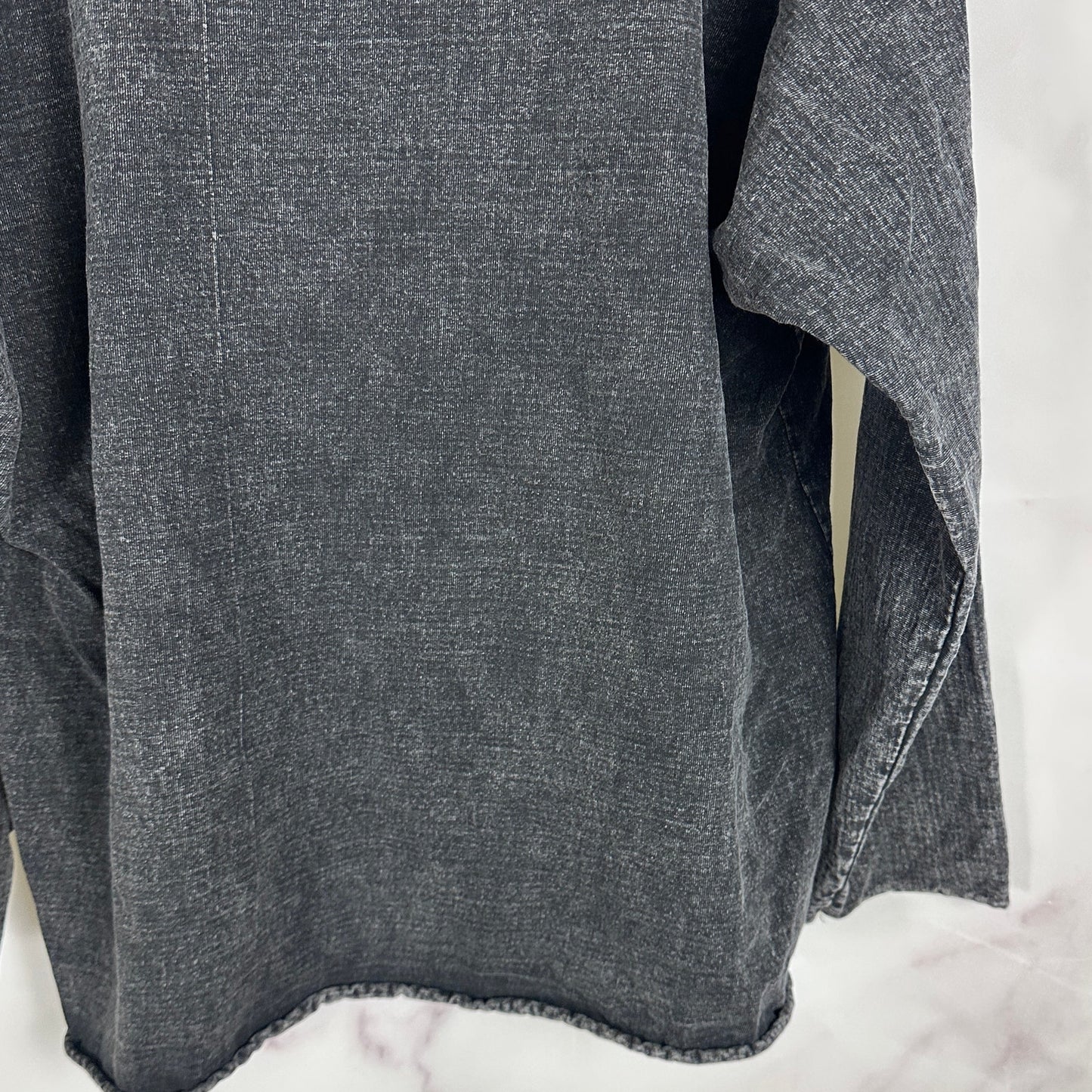 Yeezy Acid Wash Black Box Longsleeve Shirt