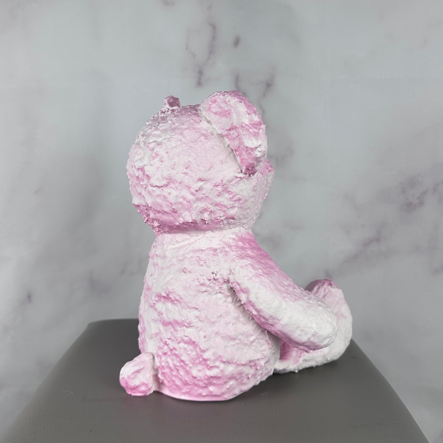 Daniel Arsham Pink Cracked Bear Figure