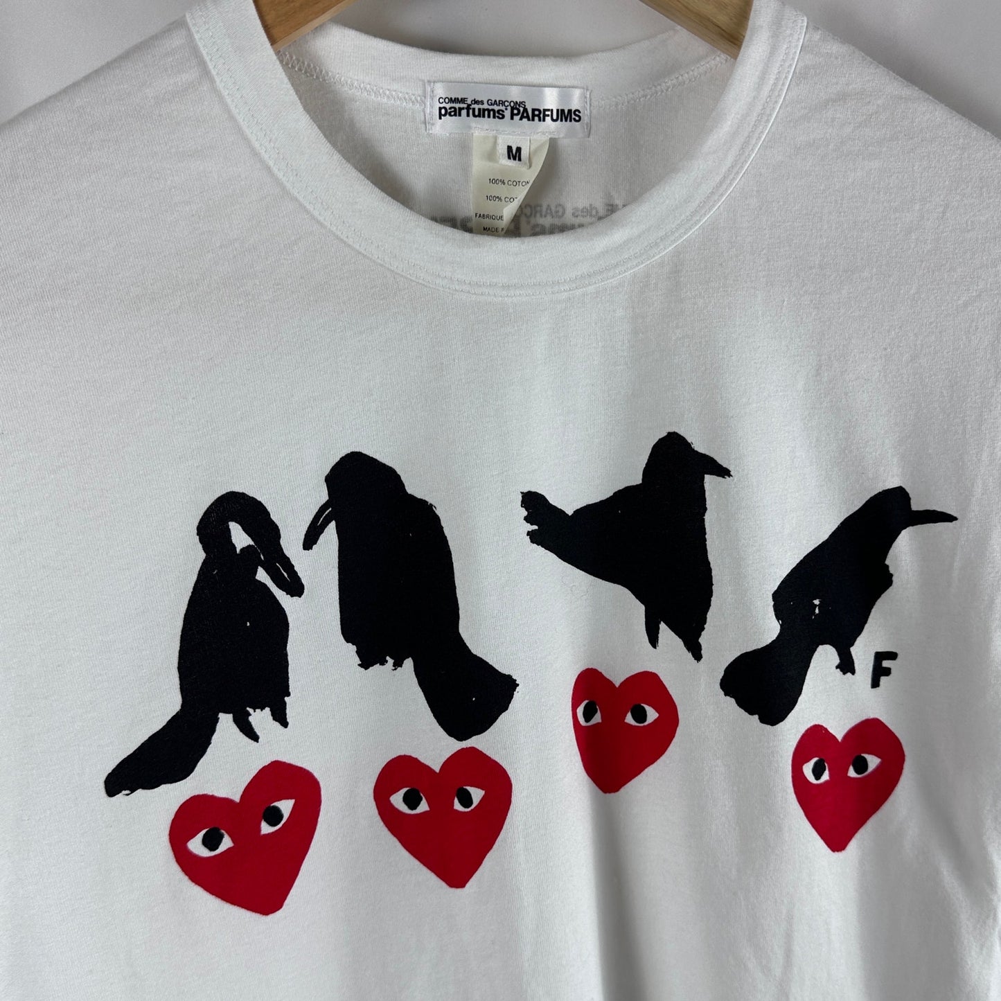Comme des Garçons Play Birds Parfums Tee