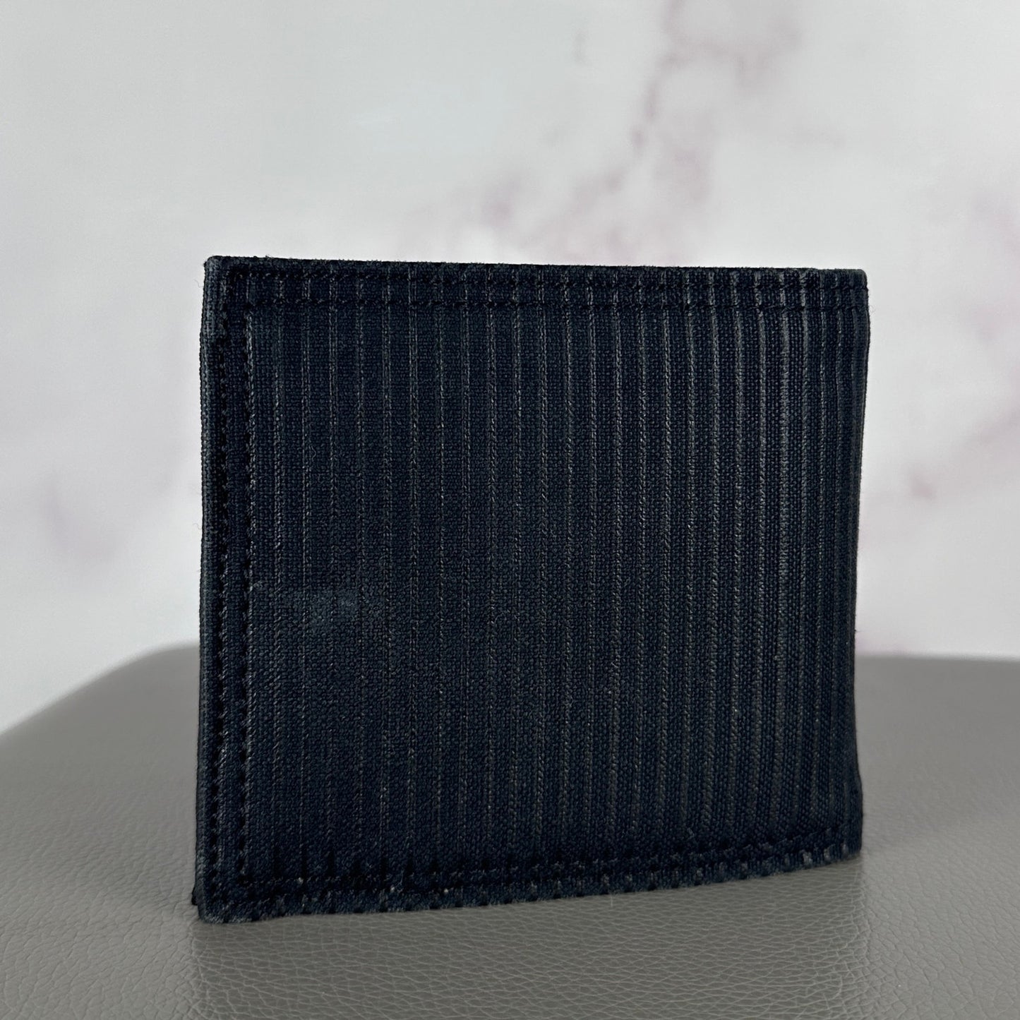 Porter Yoshida & Co. Striped Canvas Bifold Wallet