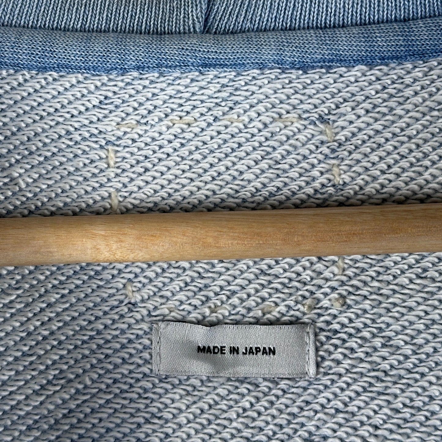 Visvim Artisan Star Blue Zip-Up Hoodie