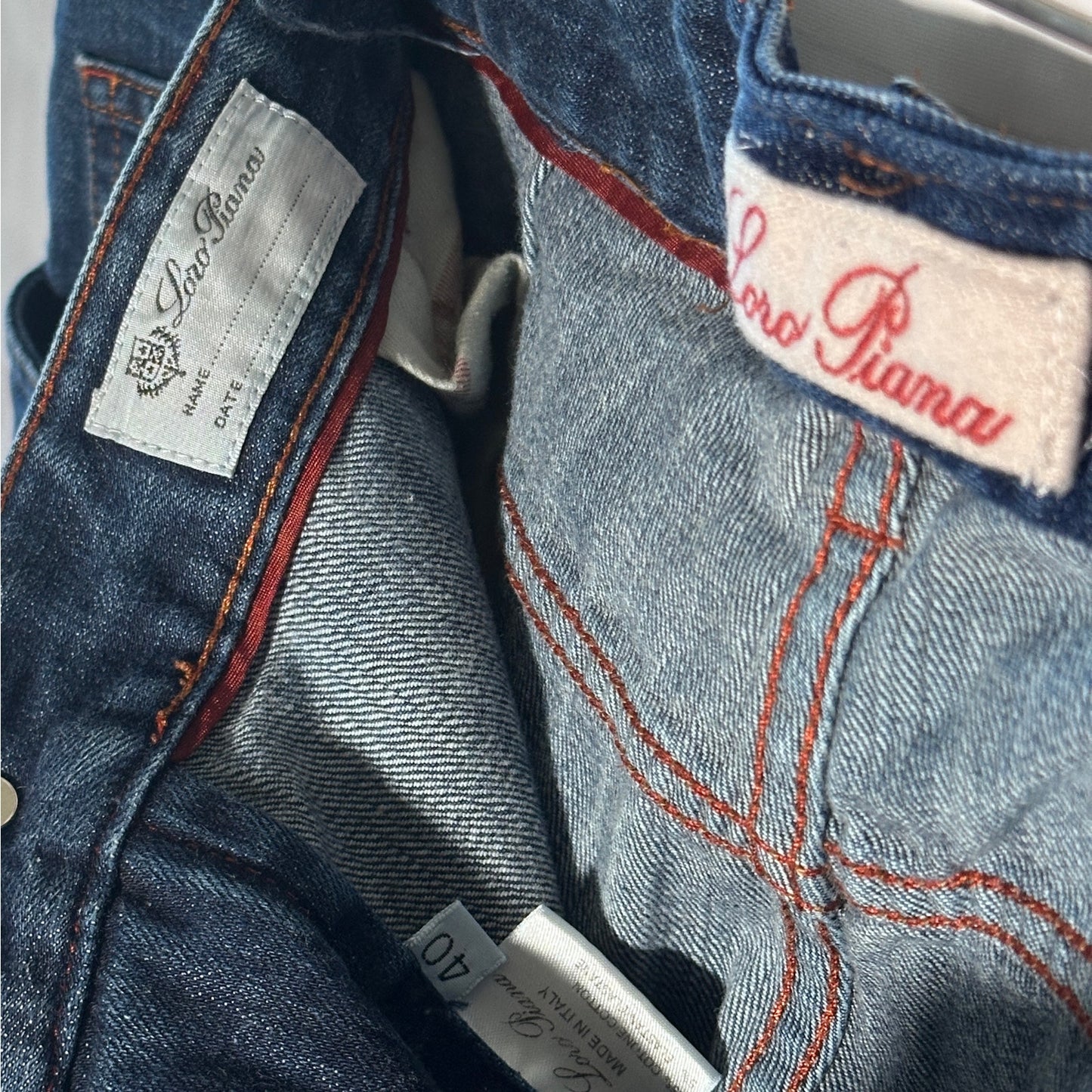 Loro Piana Blue Slim Denim Jeans