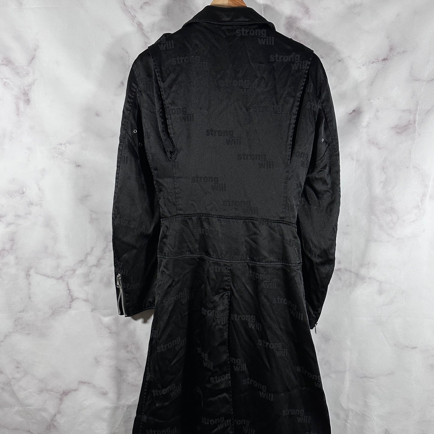 Comme des Garçons BLACK ‘Strong Will’ Biker Trench Coat