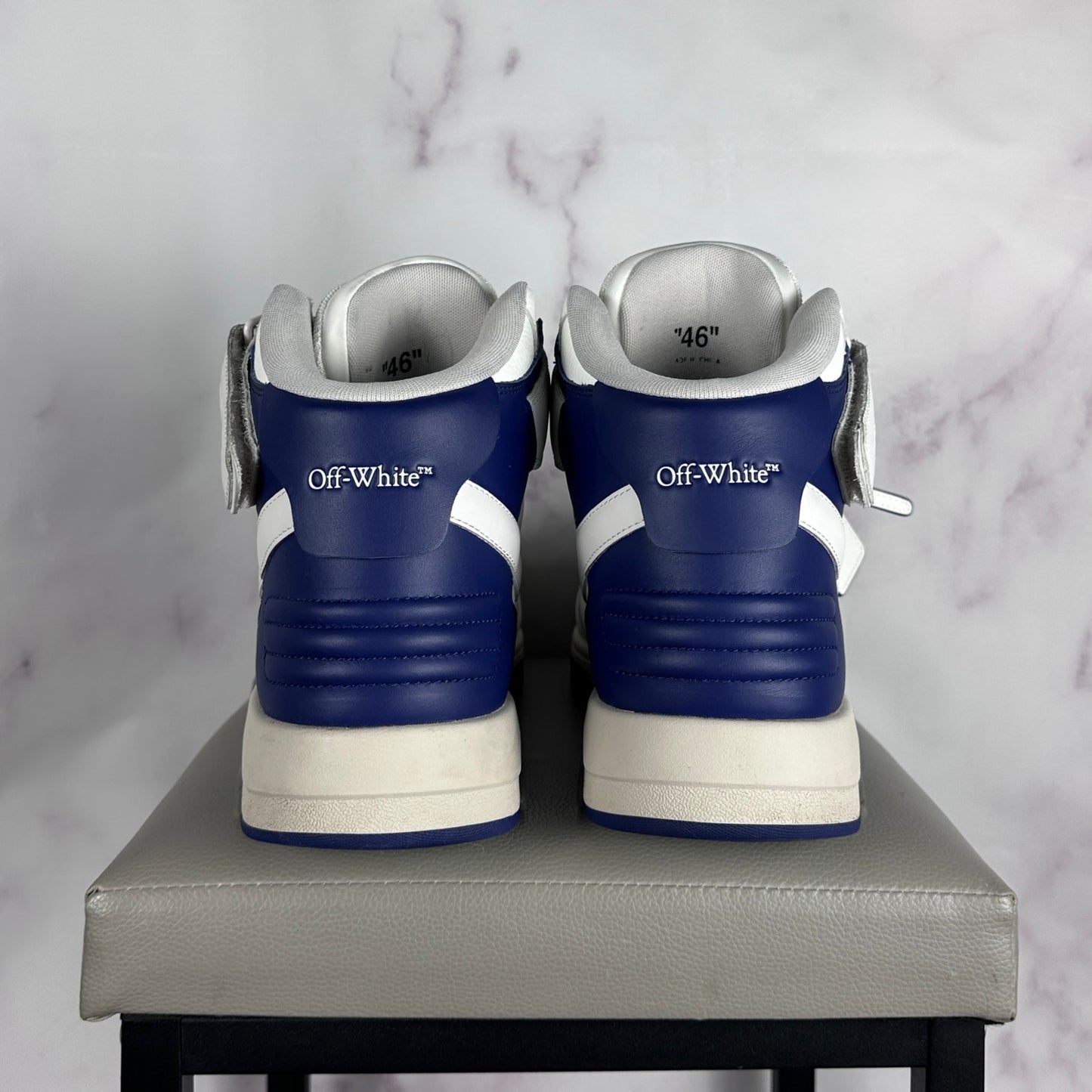 Off-White Out of Office Mid White/Navy Blue
