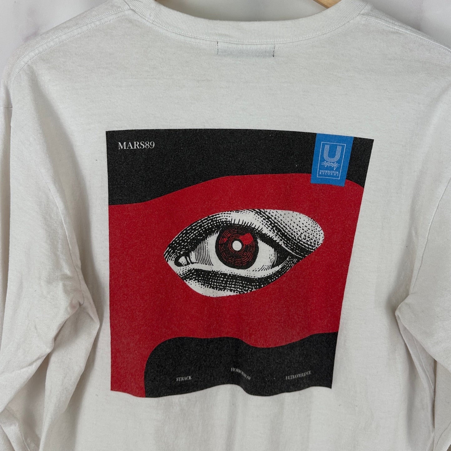 Undercover S/S20 MARS89 White Print Longsleeve