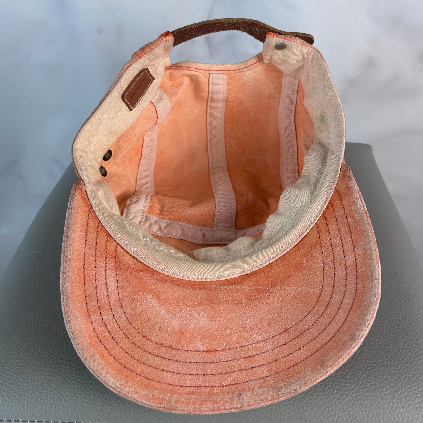 Hender Scheme Pigskin Jet 5-Panel Orange Hat