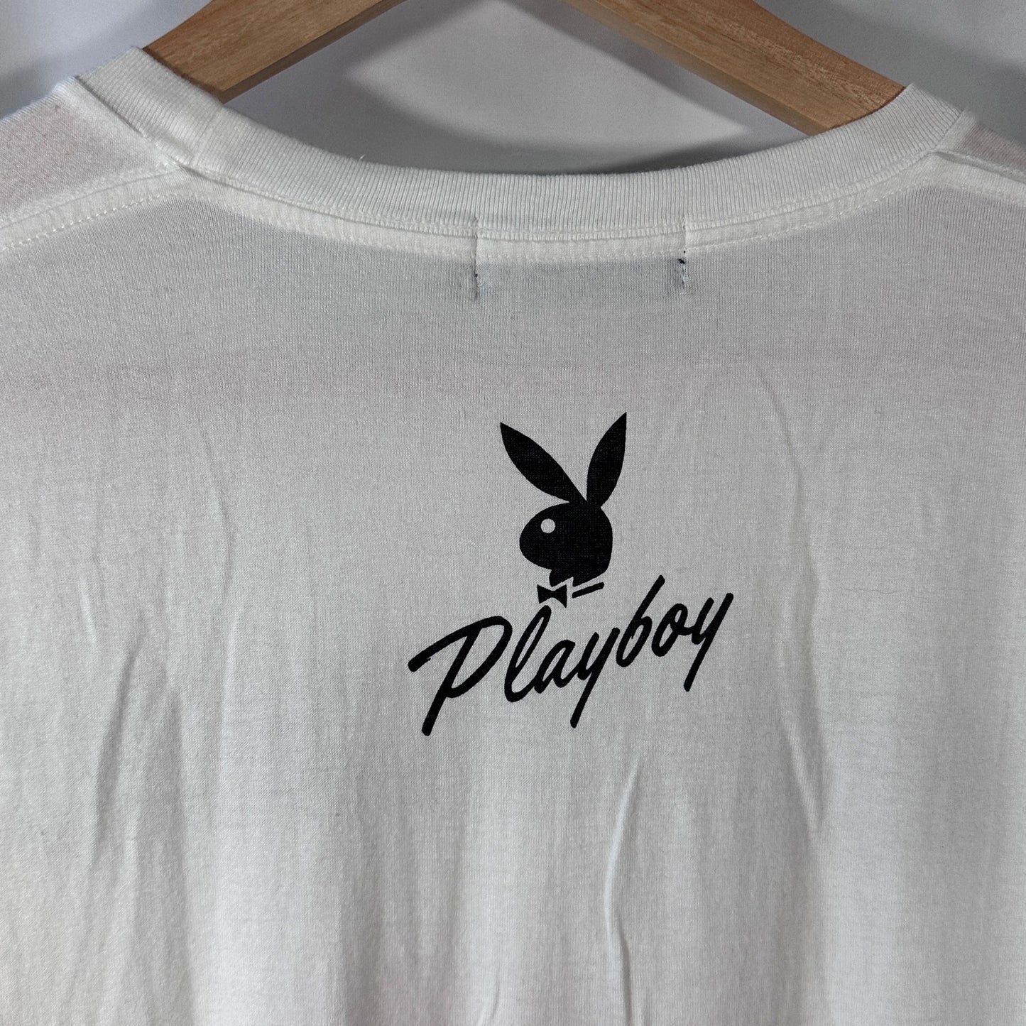 Hysteric Glamour x Playboy Smoking Lips White Graphic Tee
