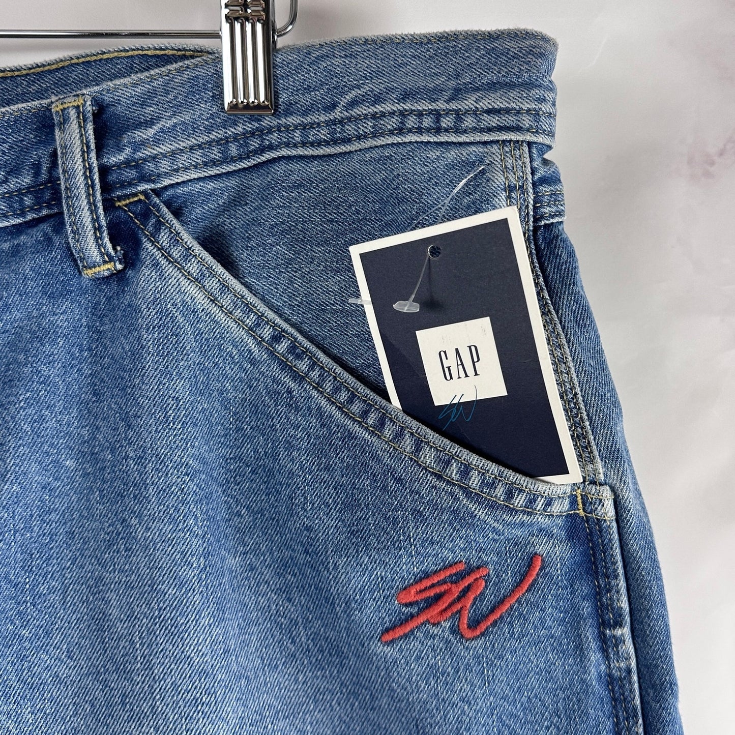 Sean Wotherspoon x Gap Boro Patchwork Baggy Denim Shorts