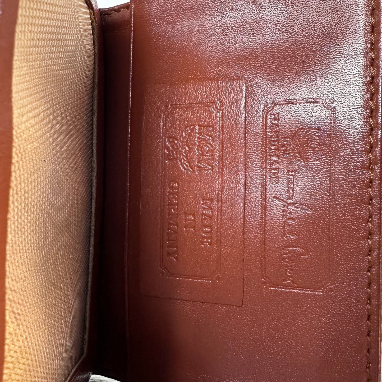 MCM Monogram Leather Cardholder