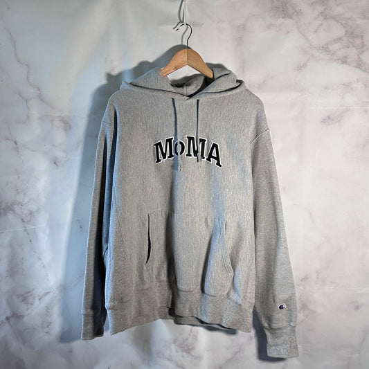 MoMA Grey Champion Reverse Weave Hoodie