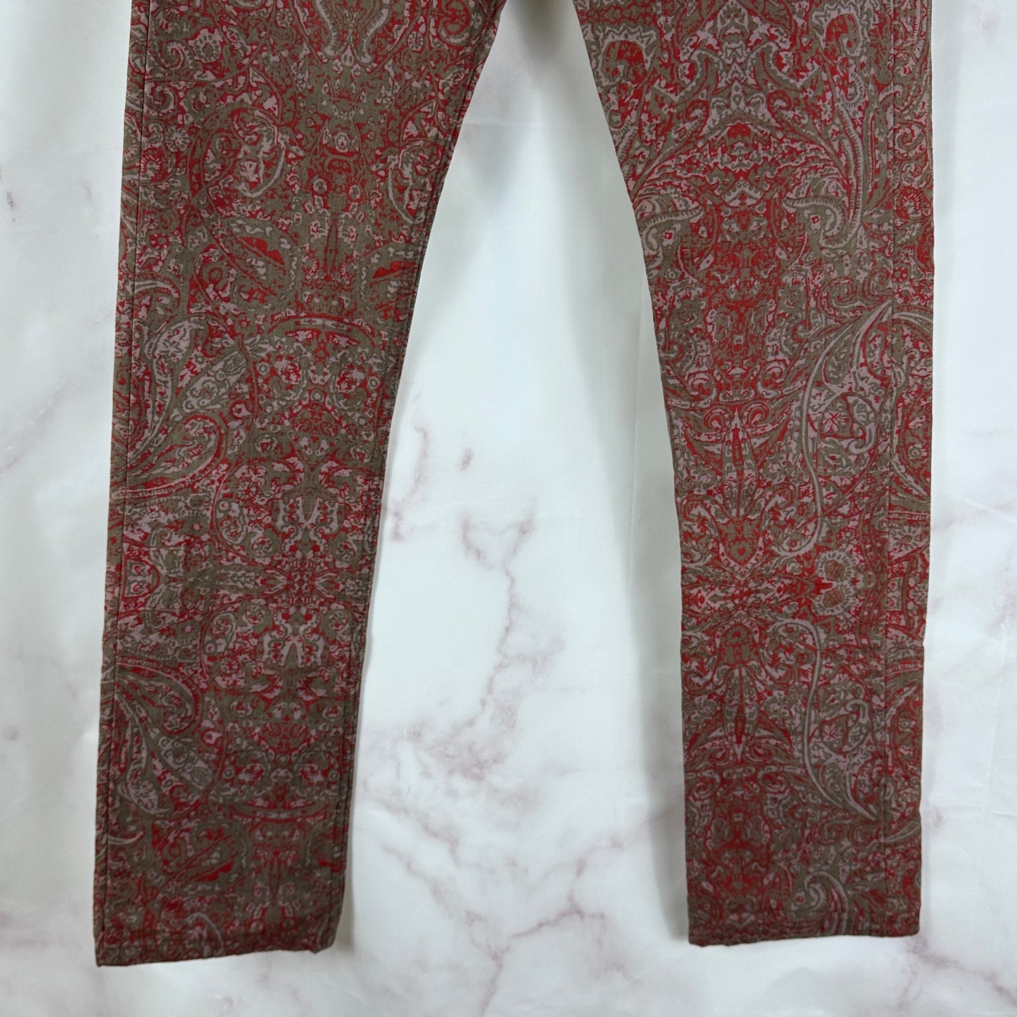 A.P.C. Waxed Paisley Rue de Fleurus Denim