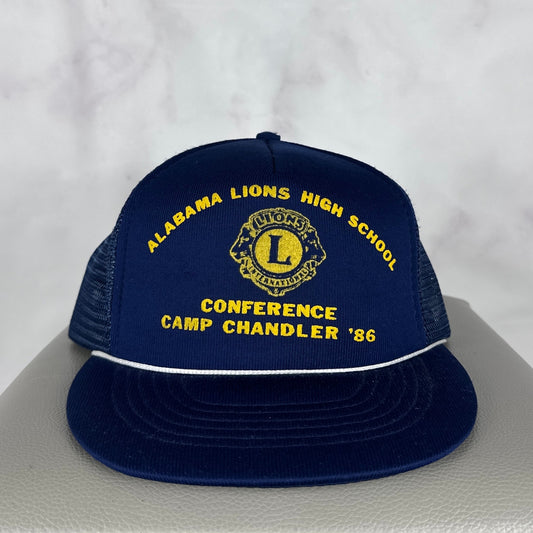 Vintage 1986 Alabama Lions Navy SnapBack Hat