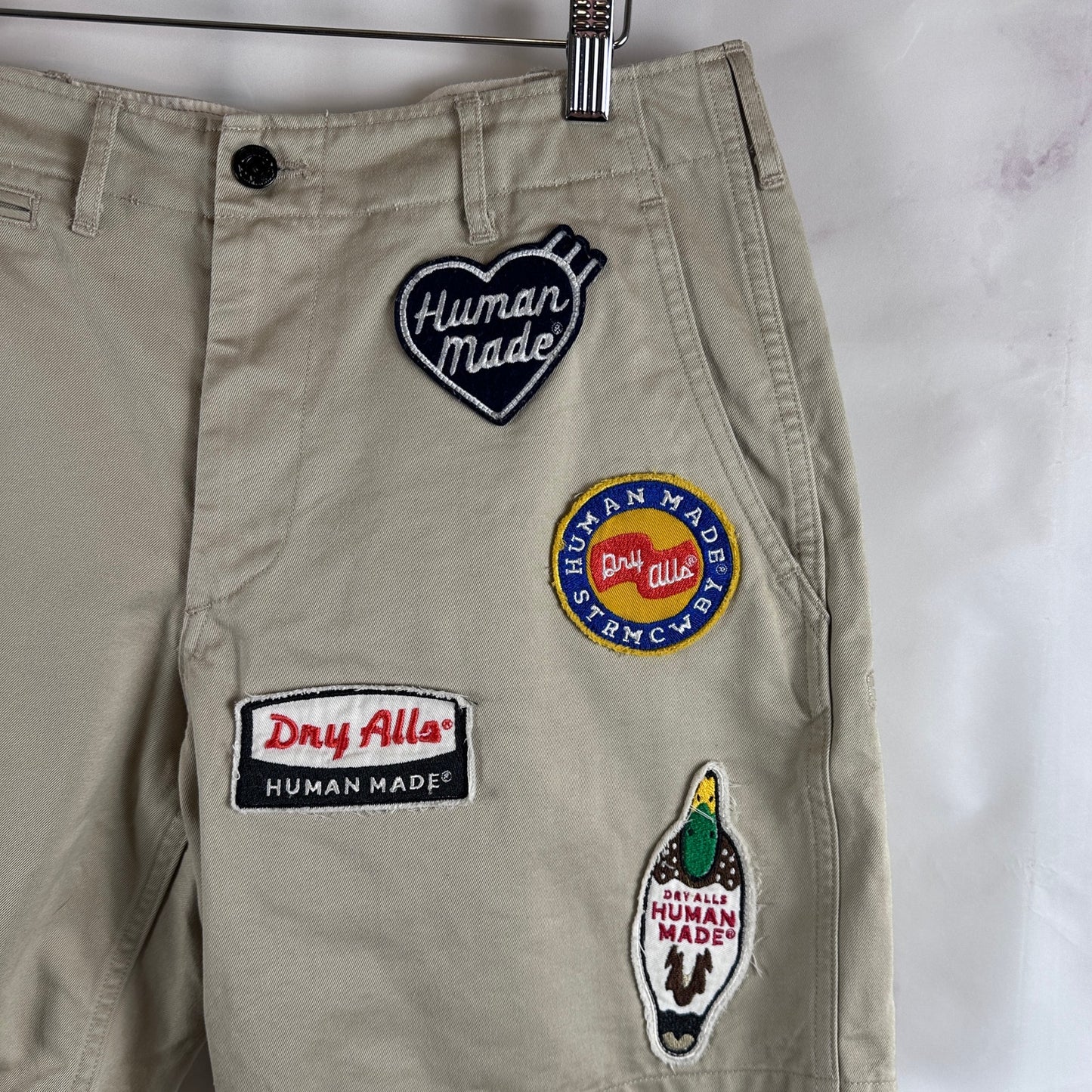 Human Made Military Wappen Chino Patch Shorts