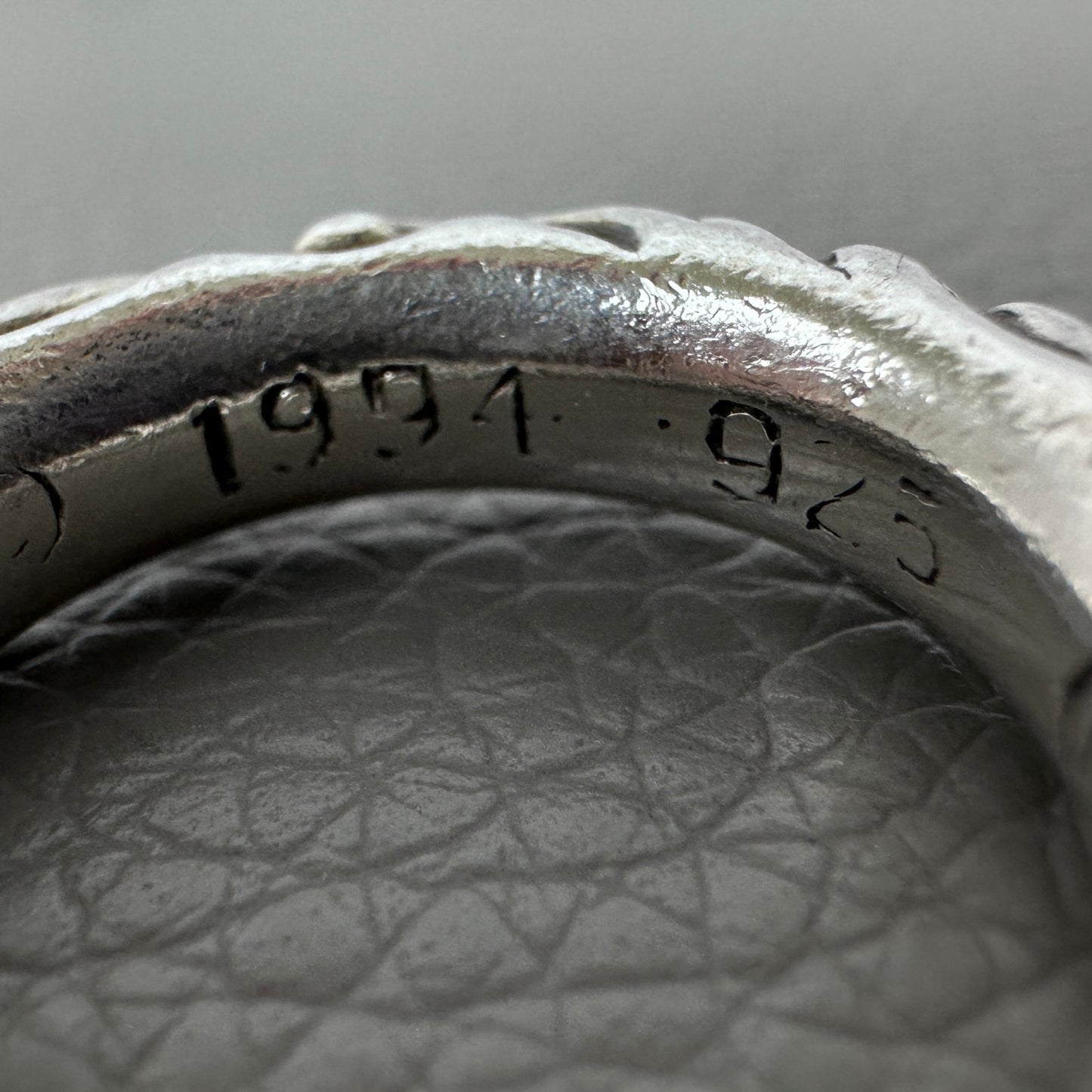 Chrome Hearts Silver Scroll Ring