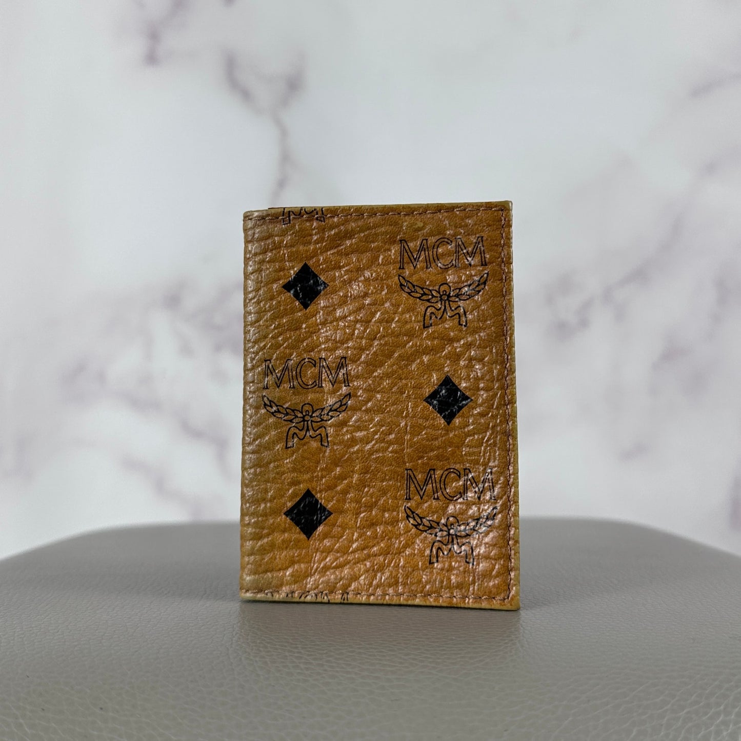 MCM Monogram Leather Cardholder