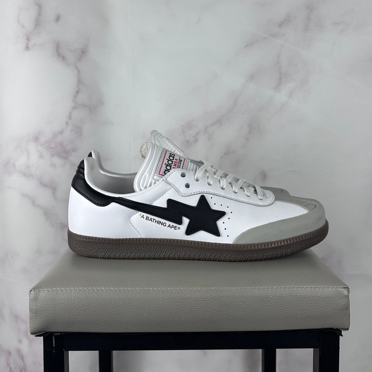Bape x Adidas Samba White/Black/Gum