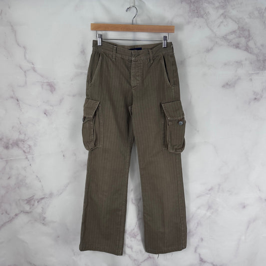 Kapital Brown Striped Cargo Pants