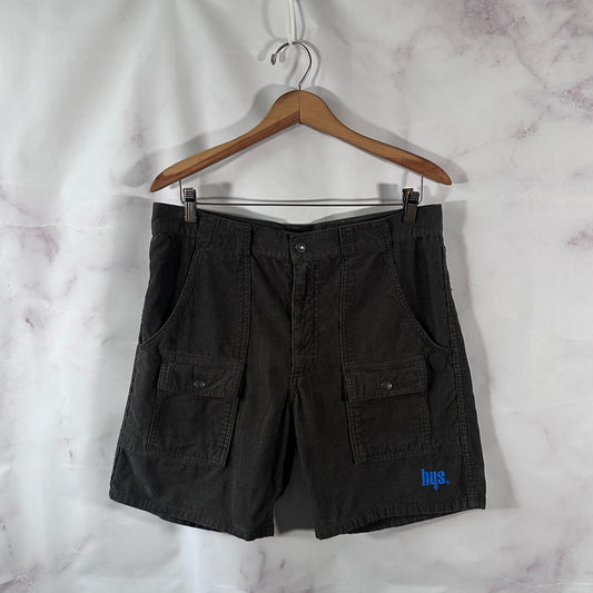 Hysteric Glamour Corduroy Embroidered Cargo Shorts