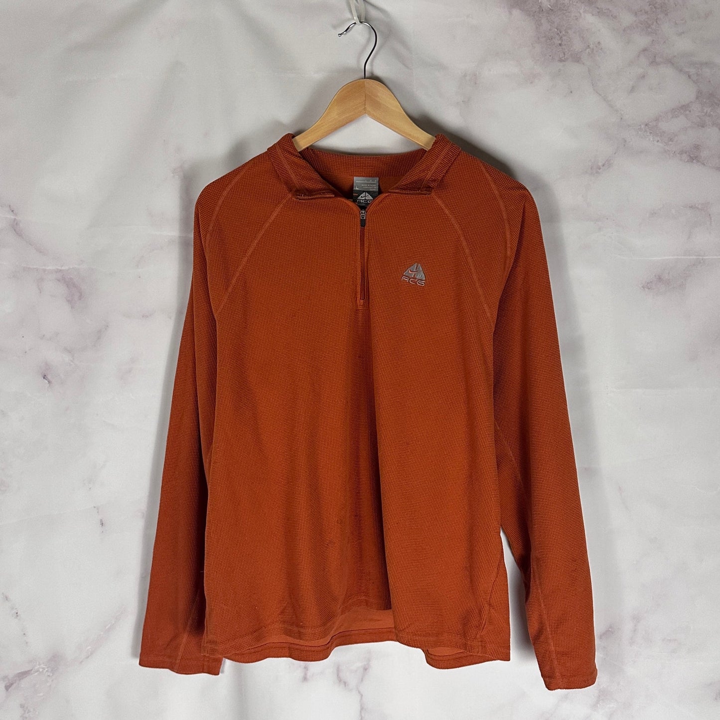 Nike ACG Orange Thermal Quarter-Zip