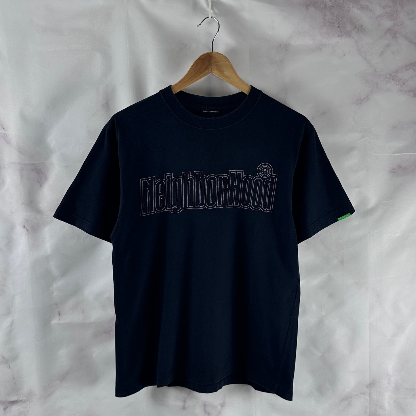Neighborhood 2002 Archive Black Text Tee