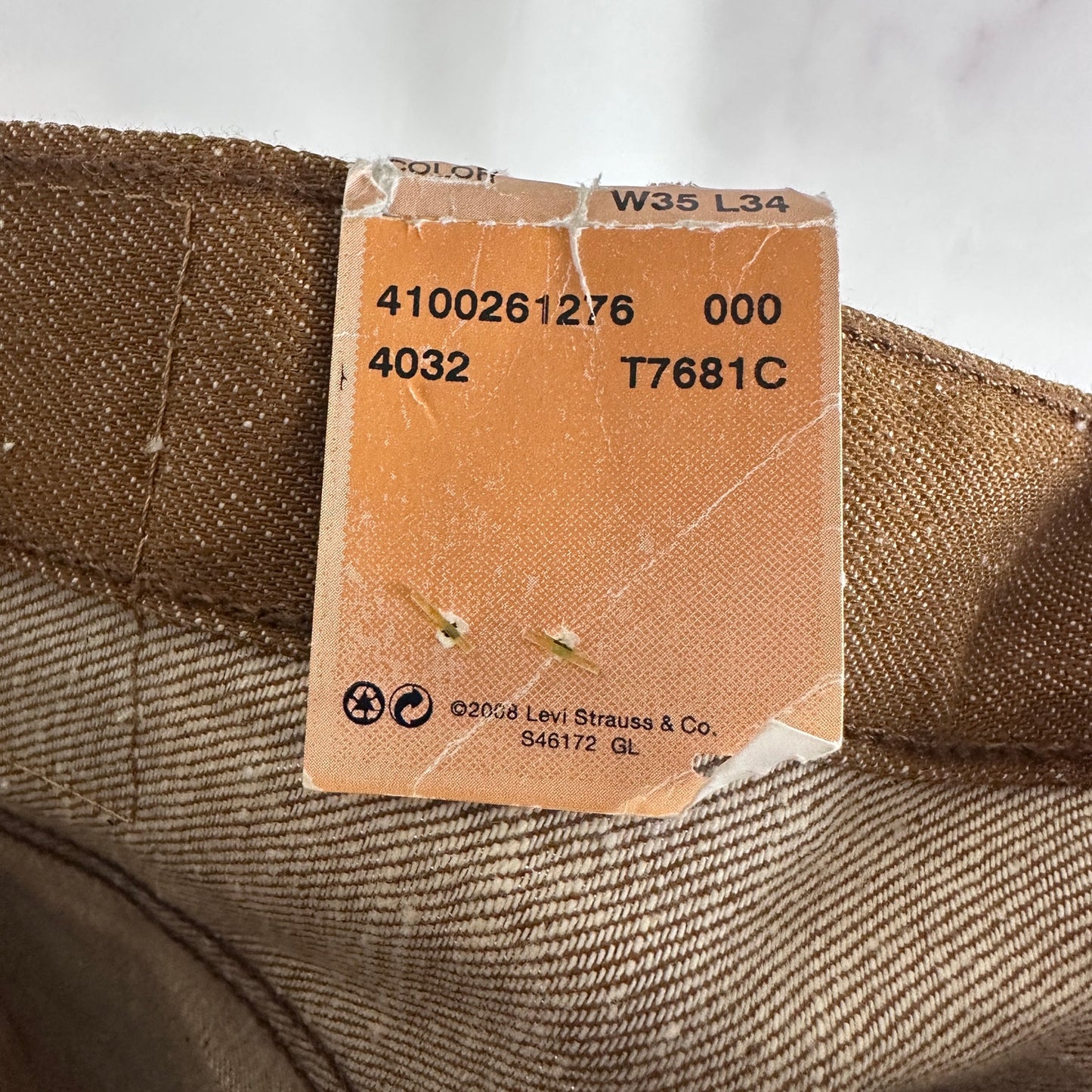 Levi’s 501 White Oak Brown Denim