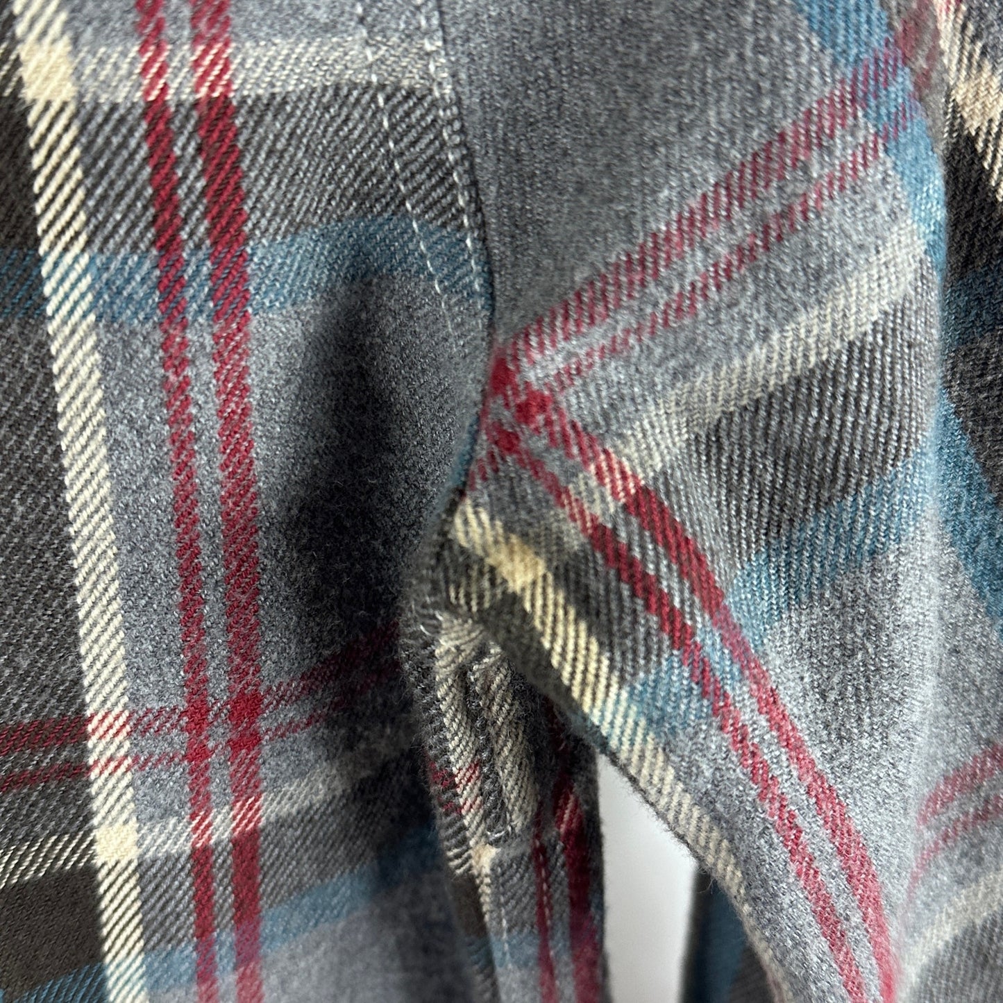 Hysteric Glamour Grey Plaid Flannel Shirt