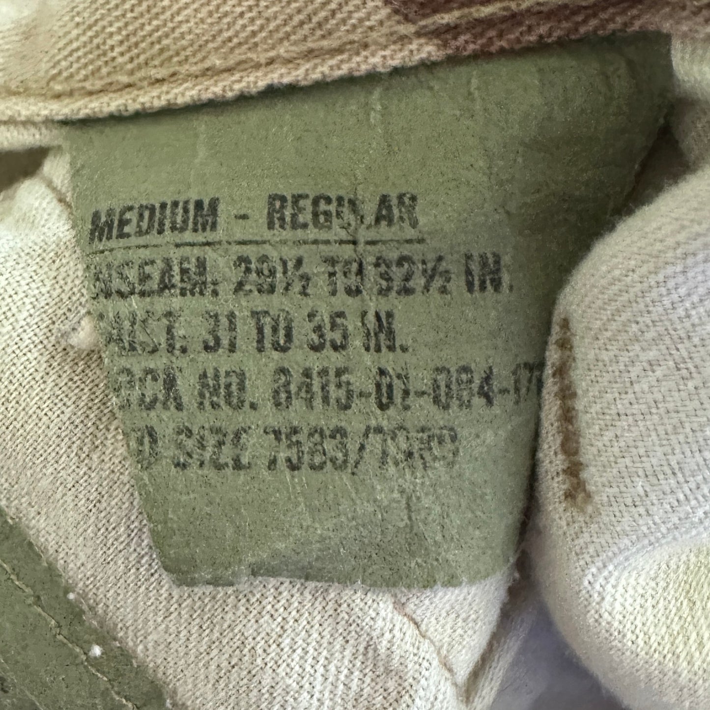 Vintage Propper Desert Camo Cargo Field Pants
