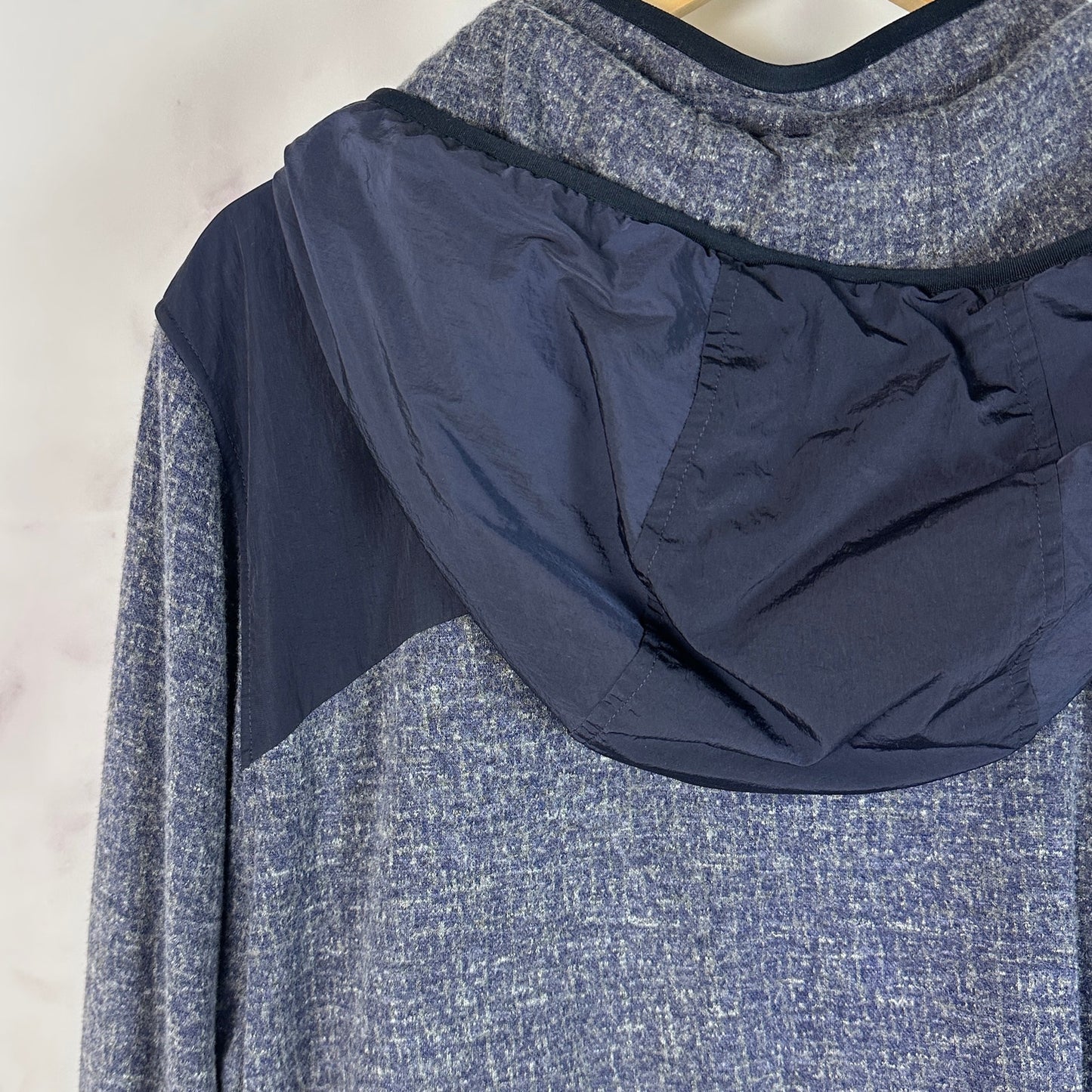 Louis Vuitton Navy Panel Hooded Jacket