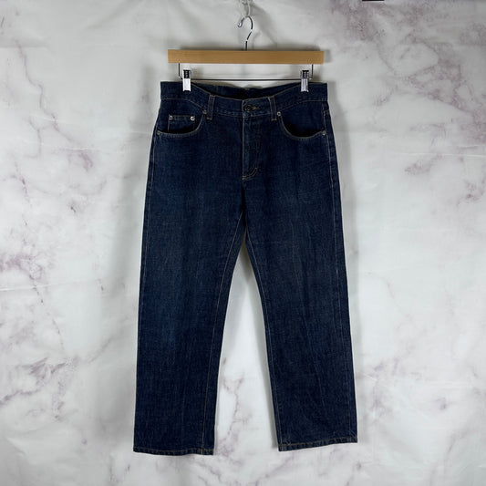 Gucci Linen Denim Blue Jeans