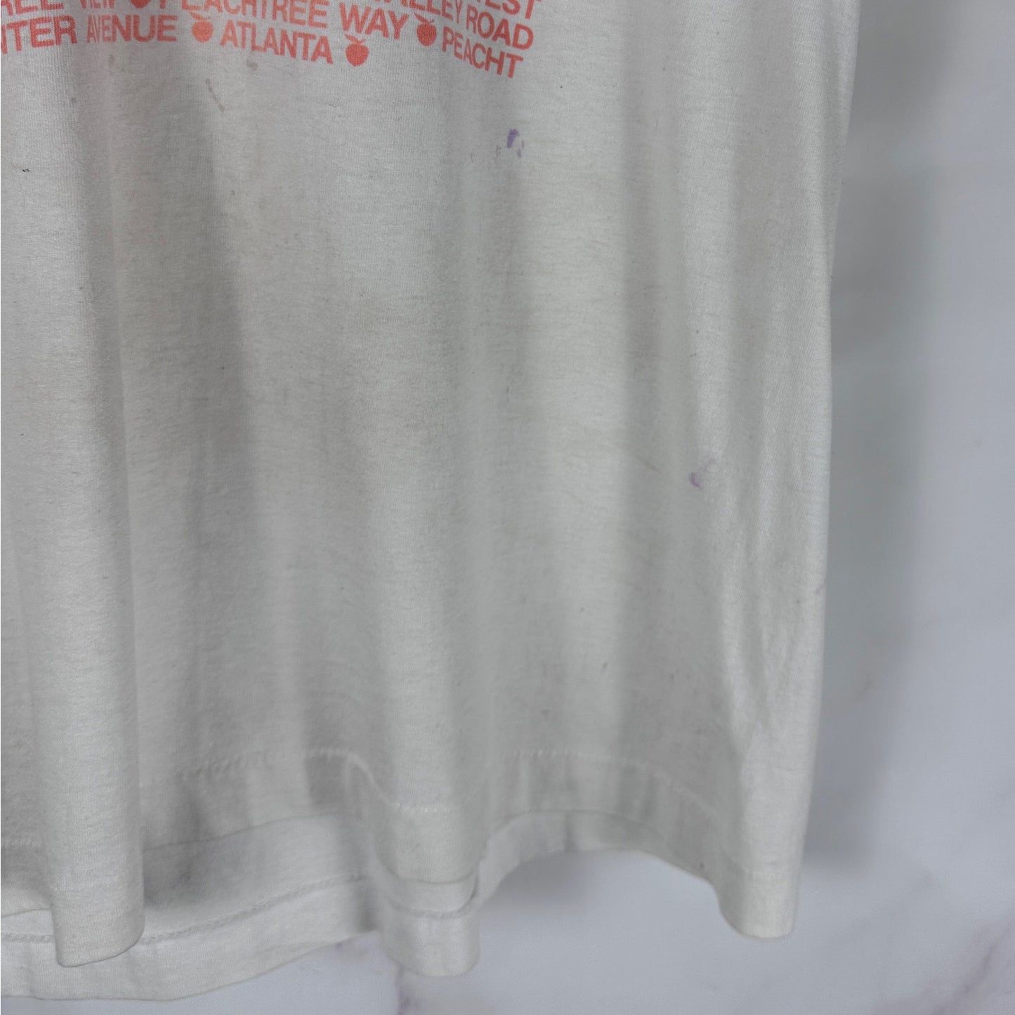 Vintage 80s Meet Me On Peachtree Atlanta Graphic Tee