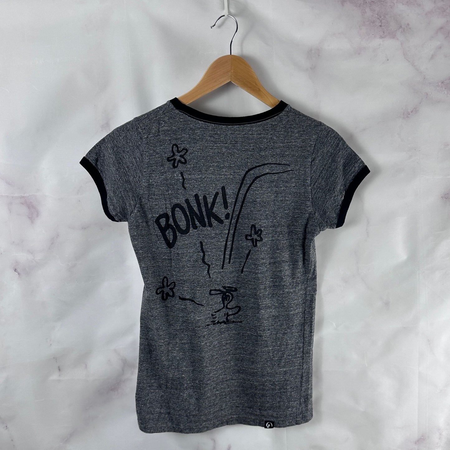 Hysteric Glamour Peanuts Woodstock Grey Ringer Tee