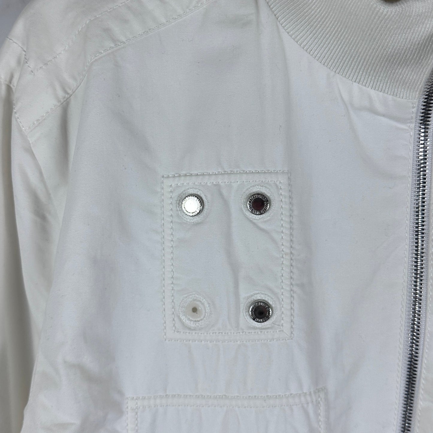 Dirk Bikkembergs S/S09 White Sports Couture Button Jacket