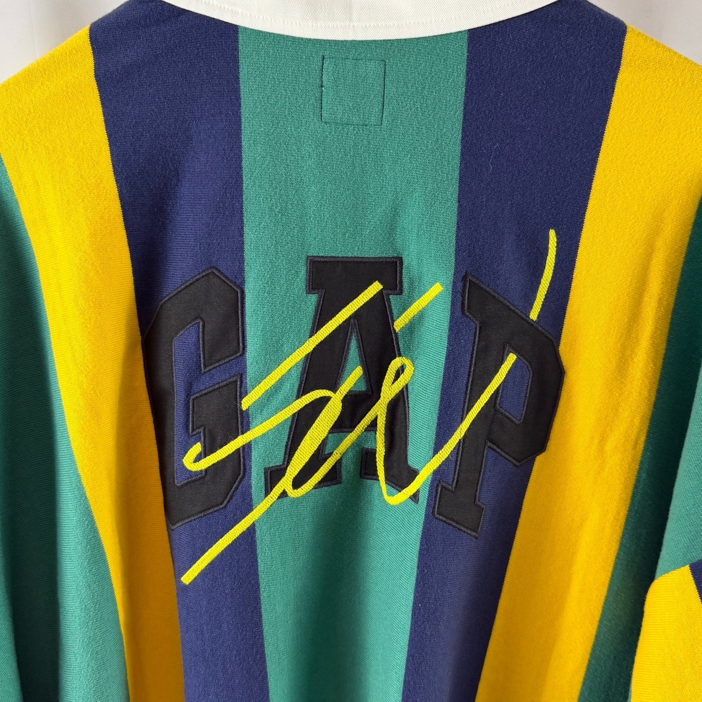 Sean Wotherspoon x Gap Oversized Striped Polo Shirt