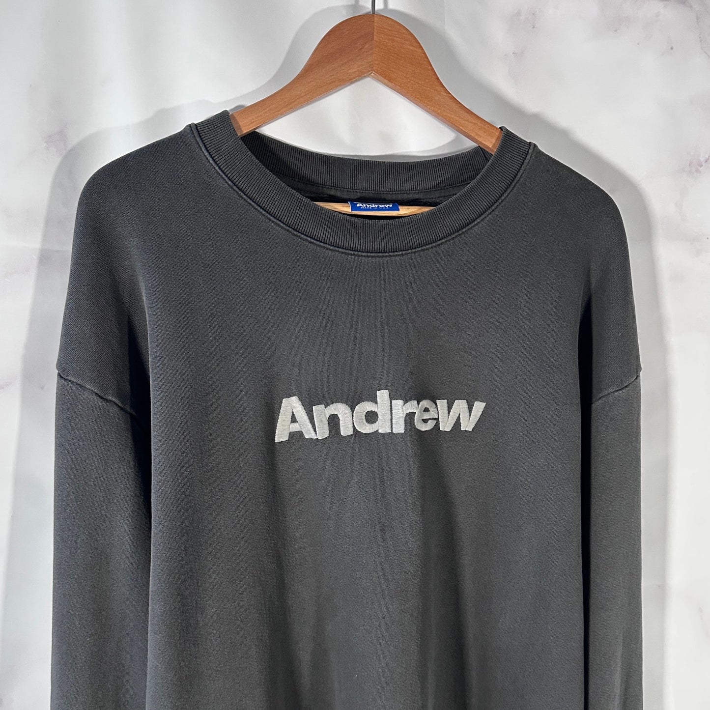 Andrew Miami Grey Crewneck Sweatshirt