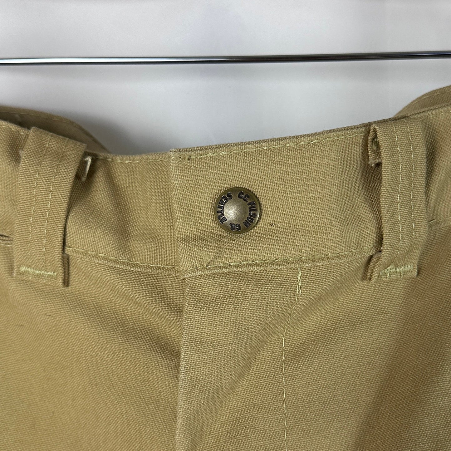 Vintage Filson Tin Cloth Hunting Pants & Suspenders